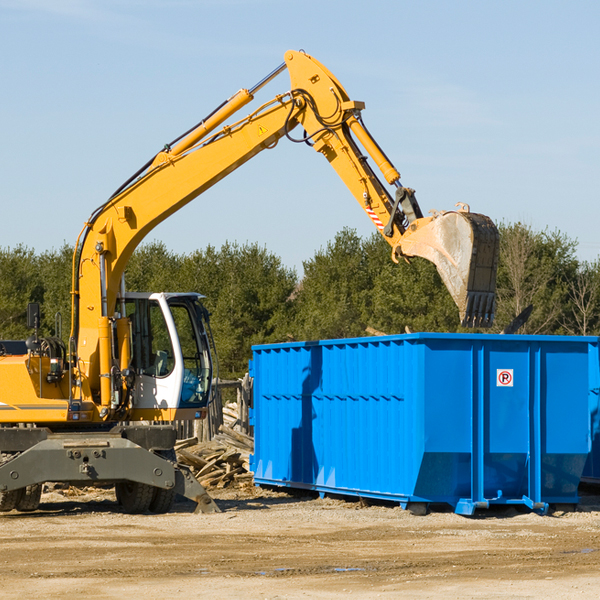 how does a residential dumpster rental service work in Bakerhill